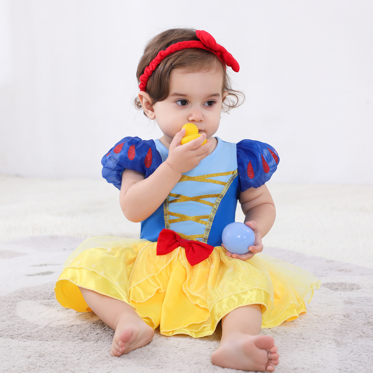 Vestido bebe hot sale branca de neve